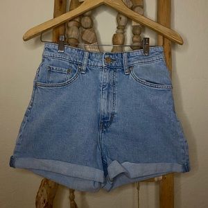 H&M denim mom shorts